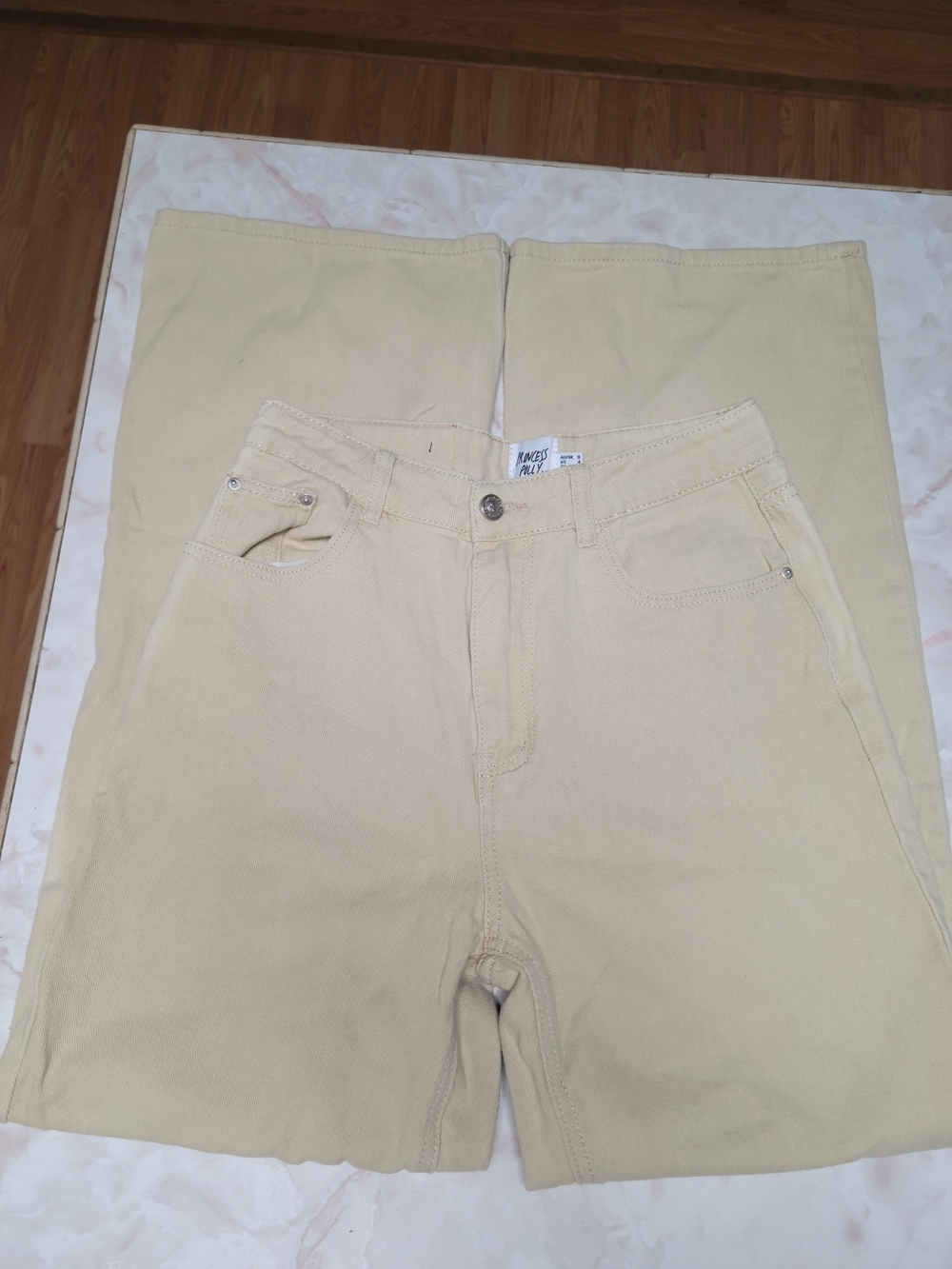 Princess Polly Wide Leg Jeans Women’s 4 High Rise Straight Leg Cotton